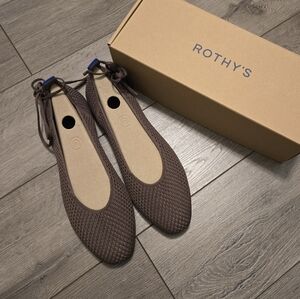 Rothy's Brown Ballet Flats